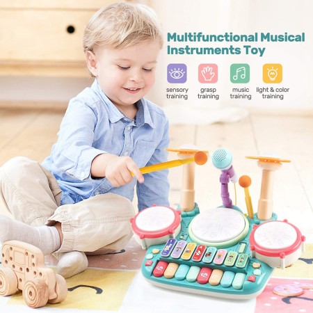 Musical Instrument Toys,Children's Electronic Piano Keyboard Xylophone ...