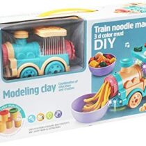 Noodel Machine Preschool Toye DIY Modeling Clay Polymer Art Clay Toys Kit Music and Lights Car Toy for 3+ Years Old Boy