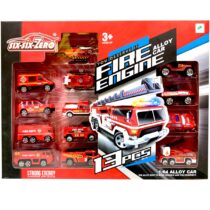 Educational Fire Engine Alloy Toy Set For Kids Boys