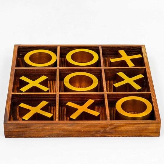 Tic Tac Toe Playing Board Game for Adults & Kids