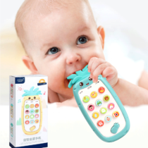 Educational Cell Phone Kids Control Musical Toy For Baby Pineapple Mobile Phone with Teether Toy with Light and Music