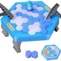 Save Penguin on ice Game, Penguin Trap Activate, Kids Ice Breaker Puzzle, Family Party Fun
