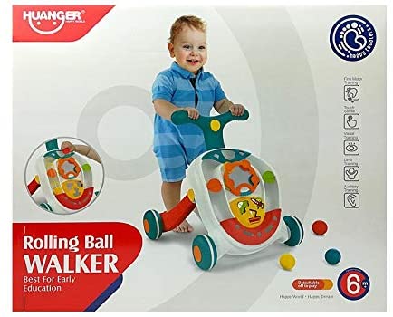 Rolling Ball Walker, Baby Walker With Music, Suitable For Kids 1-4 Years Old – Multicolor