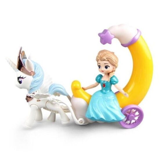 Royal Moon Carriage with Elsa Doll – Light & Music Toy