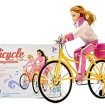 Princess Doll Ride On Bike Bicycle Toy With Colorful Lights And Music / Battery Operated