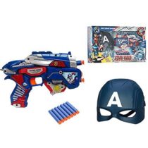 Captain America Civil War Blaster Gun With Mask Toy Set For Kids