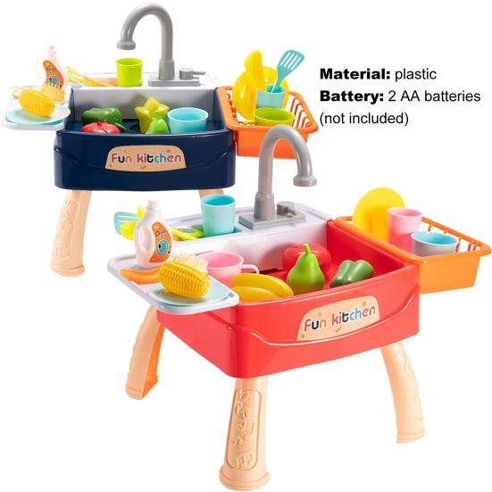 Play House Kitchen Electric Toy Dishwasher Toy For Kids Boys & Girls