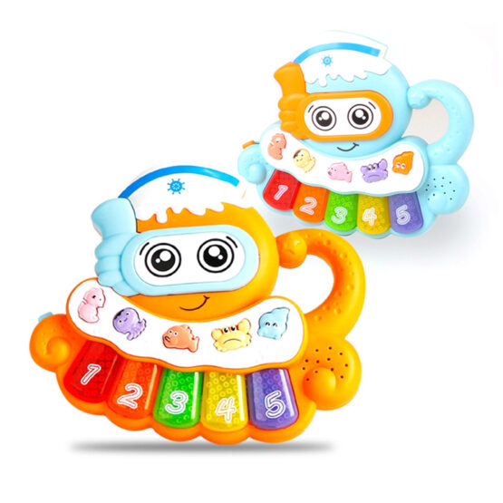 Musical Baby Electronic Octopus Piano Toy With Light