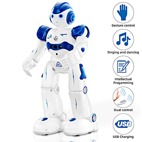 Intelligent Robot Multifunctional Charging Moving Dancing Boy Remote Control Robot Toy For Children