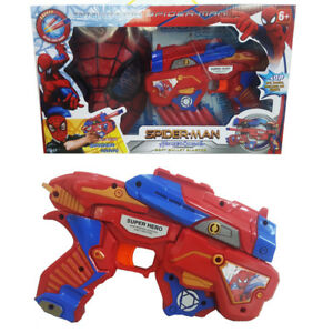 Spider-Man Civil War Blaster Gun With Mask Toy Set For Kids