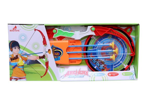Kids Archery Set Bow And Arrow Target Shooting Indoor Outdoor Game Safe And Long Rang Toy