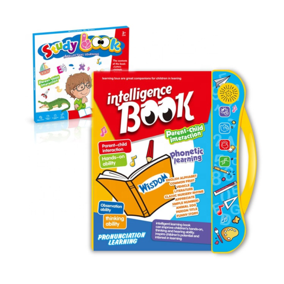 Kids Intelligence Study Book Education Touch Reading Sound English Learning Book For Kids