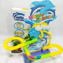 Dolphin Paradise Chase & Race Track Set With Mysterious Jumping Action Toy For Kids