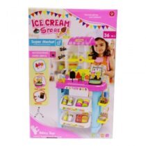 Ice Cream Store Toy Stand with Lights and Sound For Kids
