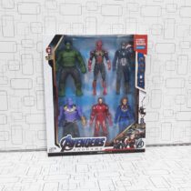 Marvel Avengers: Pack of 6 Endgame Titan Hero Series Action Figure – 6 Inches
