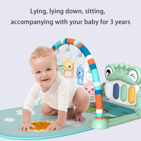 Baby Fitness Rack Music Pedal Piano Toy 0-36 Months Newborn Baby Music Piano Game Mate