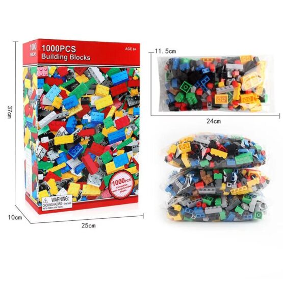 Educational Building Blocks || 1000 Pcs DIY Creative Classic Creator Parts Toy Set For Kids