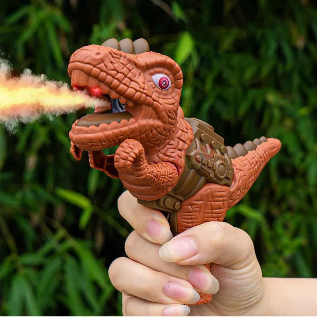 Dinosaur Spray Gun with Light Sound Outdoor Toys for Kids (Pack of 1) Random Color Dispatch
