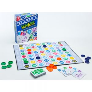 Sequence Numbers Board Game, Number Of Players: 4-6