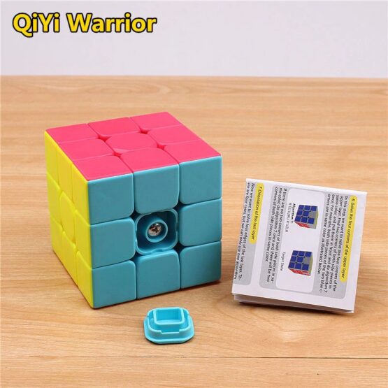 Magnetic Magic Speed Cube 3×3 Adjustable Elasticity for Smoothly Turning, Rubiks Speed Cubes 3*3 Sticker-Less Shade, Puzzles Toys for kids